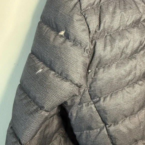 Hawke & Co Sport Light Gray Puffer Jacket | XL | Duck Down Fill - Picture 6 of 7